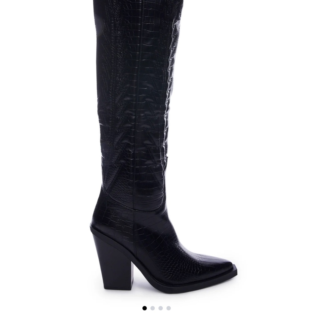Black Knee-High Boots